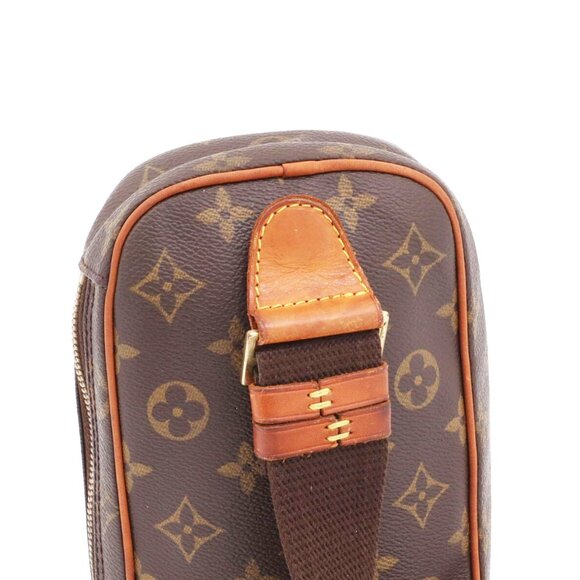 Authentic Louis Vuitton Monogram Gange Pochette Crossbody Bag Bum Shoulder Bag - Picture 14 of 15